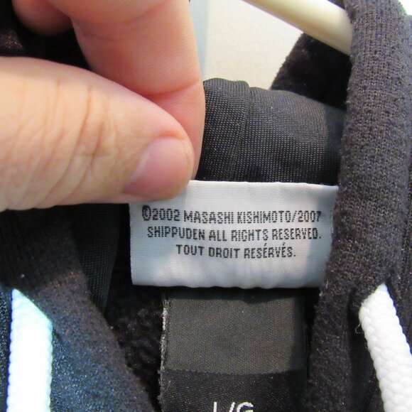 Vtg Naruto Shippuden Strongest Shinobi Black Hoodie Spell Out EUC - READ - Picture 7 of 11